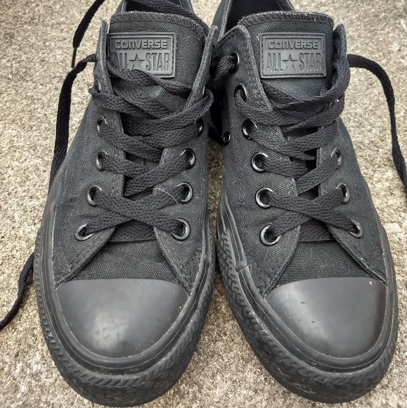 black leather converse size 4.5